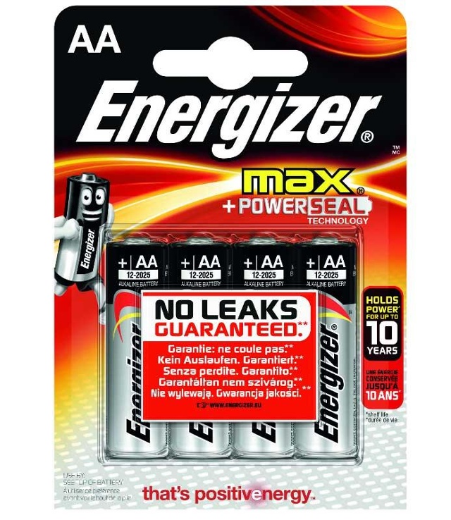 Energizer AA Batterier 4-Pack