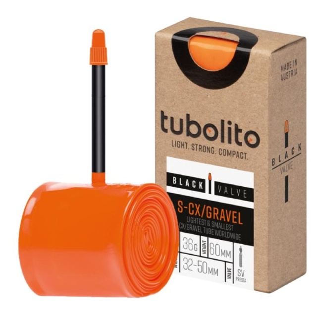 Tubolito S-Tubo-CX/Gravel 650B/700x32-50 60mm Black Valve Slang 