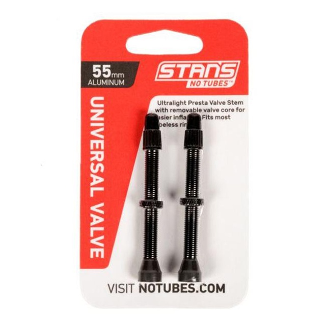 Stans NoTubes Tubeless Ventil 55mm Svart