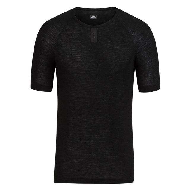 Rapha Merino Base Layer Short Sleeve Underställ Svart