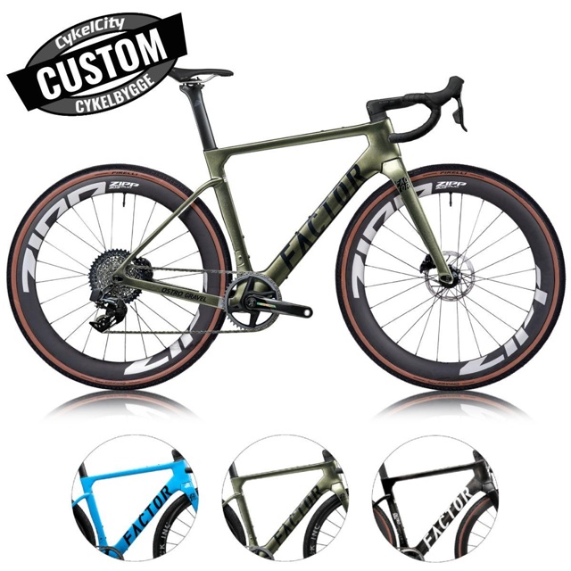 Factor Ostro Gravel GRX Di2 1x12 Custombyggd Gravelcykel