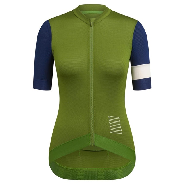 Rapha Women Pro Team Training Jersey Cykeltröja Dam Green/navy