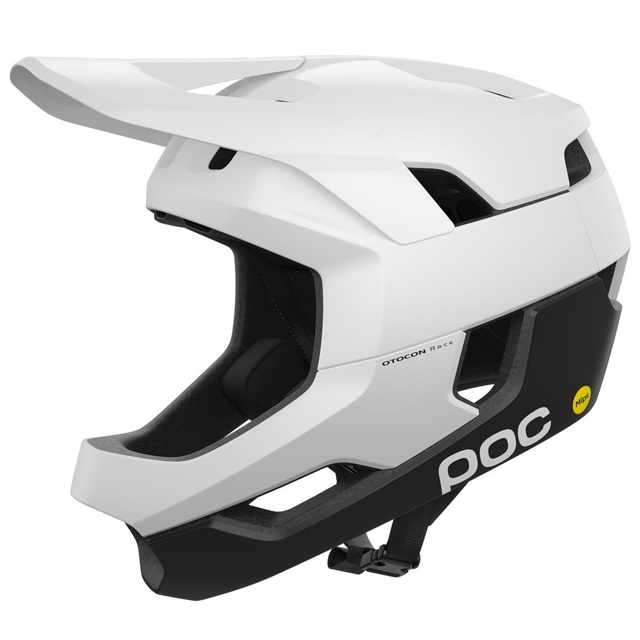 POC Otocon Race MIPS MTB Fullface Hjälm Matt White/Black