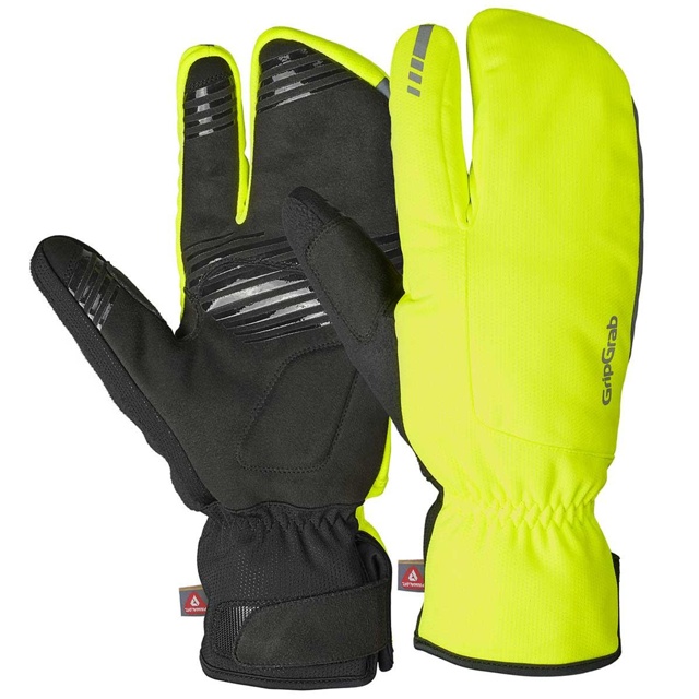 GripGrab Nordic 2 Windproof Deep Winter Lobster Handskar Hi-Vis