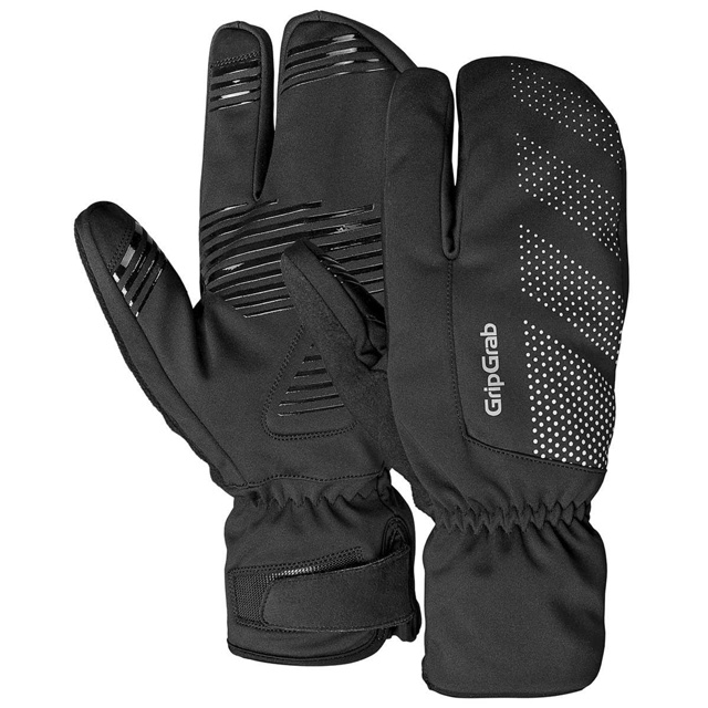 GripGrab Ride Windproof Deep Winter Lobster Handskar Svart