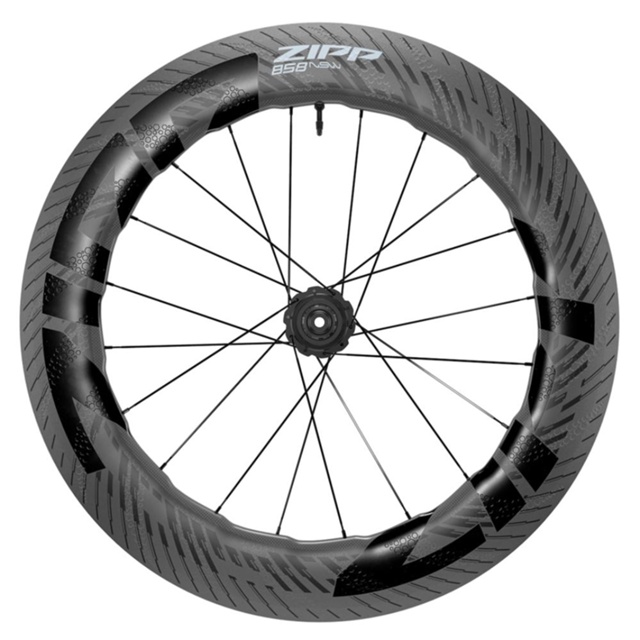 ZIPP 858 NSW Tubeless Carbon Disc Bakhjul