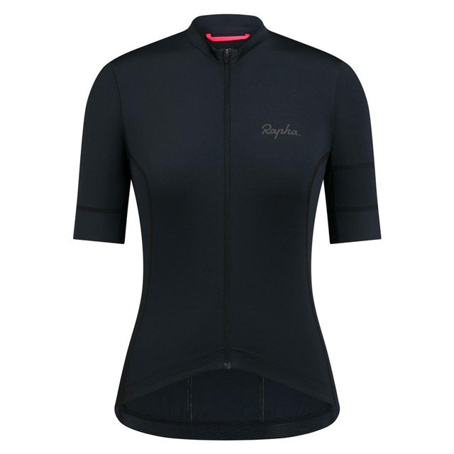 Rapha Women Road Jersey Cykeltröja Dam Black/Grey