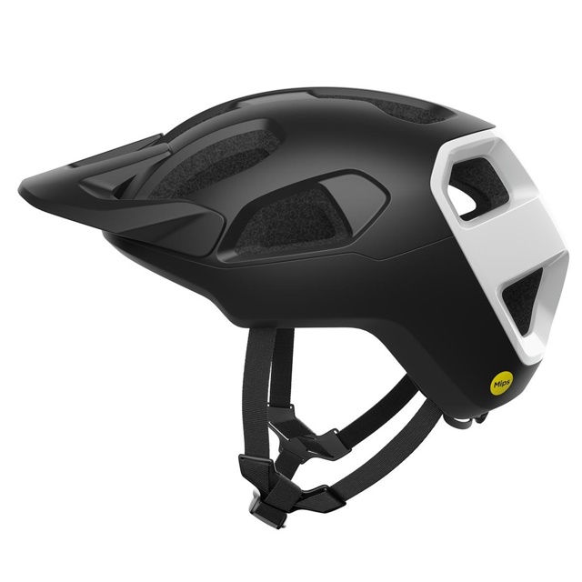 POC Cularis Cykelhjälm Matt Black/Hydrogen White