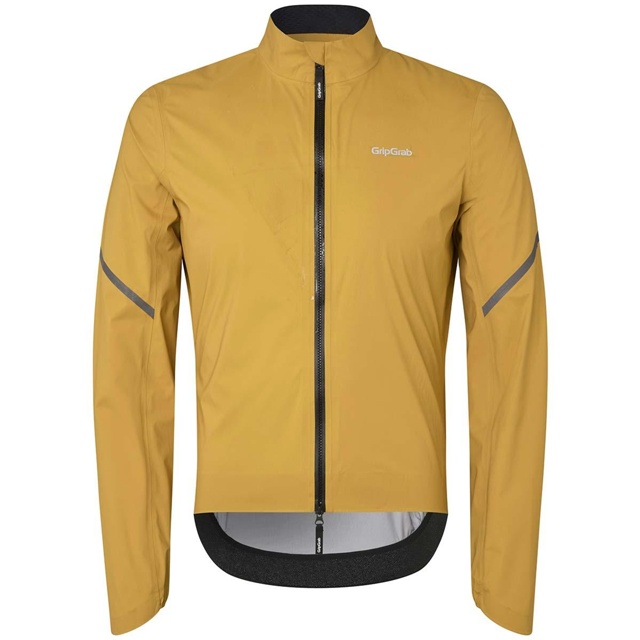 GripGrab PACR Waterproof Lightweight Jacket Regnjacka Mustard Yellow