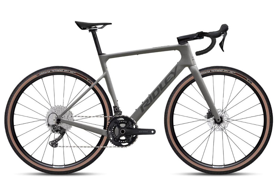 Ridley ASTR GRX600 2x12 Gravelcykel Empress Grey Metallic