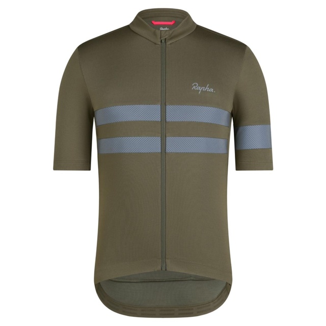 Rapha Brevet Jersey Cykeltröja Kalamata/Silver Reflective