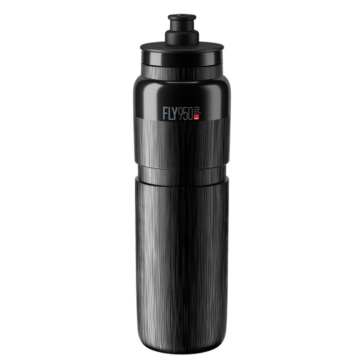 Elite Fly Tex Flaska 950ml Black/Grey i gruppen Tillbehör / Flaskor/Vätskesystem hos CykelCity (46936)