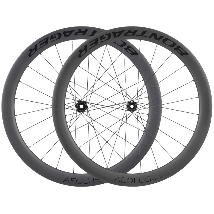 Bontrager Aeolus Pro 51 TLR Carbon Disc Hjulpar i gruppen Komponenter / Hjul / Racerhjul / Racerhjul Skivbroms hos CykelCity (50193)