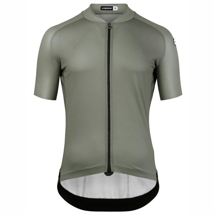 Assos Mille GT Jersey C2 EVO Cykeltröja Titan Green i gruppen Kläder/skor/hjälm / Tröjor / Kortärmade tröjor hos CykelCity (8226)