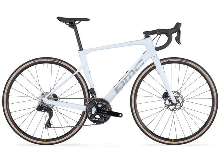 BMC Roadmachine FOUR 105 Di2 12sp Racercykel Cool White 2024 i gruppen REA / Rea - Cykel / Rea - Racercykel hos CykelCity (8950)