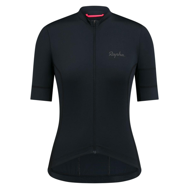 Rapha Women Road Jersey Cykeltröja Dam Black/Grey i gruppen Kläder/skor/hjälm / Tröjor / Kortärmade tröjor hos CykelCity (8990)