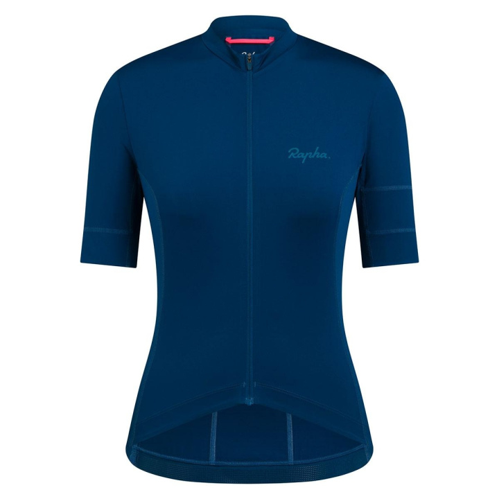 Rapha Women Road Jersey Cykeltröja Dam Jewelled Blue i gruppen Kläder/skor/hjälm / Tröjor / Kortärmade tröjor hos CykelCity (9019)