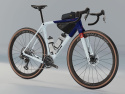 Trek Checkmate SLR 9 SRAM Red AXS Gravelcykel Hex Blue/Grey Pearl