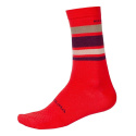 Endura BaaBaa Merino Stripe Sock Strumpor Red