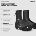 GripGrab PACR Waterproof Gravel Shoe Covers Skoöverdrag Black