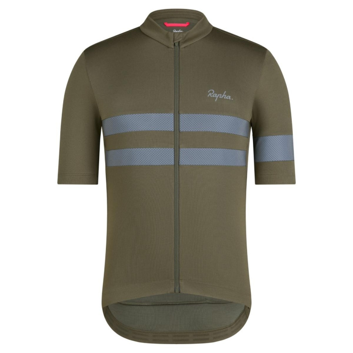 Rapha Brevet Jersey Cykeltröja Kalamata/Silver Reflective i gruppen Kläder/skor/hjälm / Tröjor / Kortärmade tröjor hos CykelCity (9558)