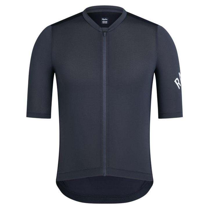 Rapha Pro Team Training Jersey Cykeltröja Black/Dark Navy i gruppen Kläder/skor/hjälm / Tröjor / Kortärmade tröjor hos CykelCity (9575)