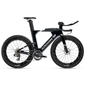 ARGON 18 E119 Tri+ Disc Red AXS Triahloncykel Black