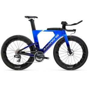 ARGON 18 E119 Tri+ Disc Red AXS Triahloncykel Vivid Blue