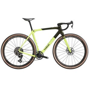 Trek Checkmate SLR 9 SRAM Red AXS Gravelcykel Olive Drab/Glowstick